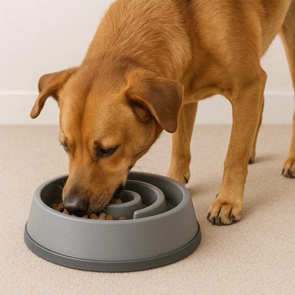 Does your dog eat too fast? Help them slow down and enjoy every bite.