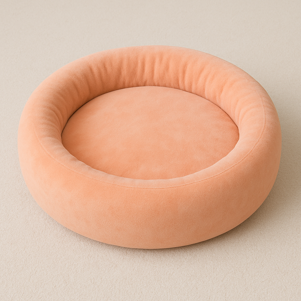 PeachNest Round Comfort Bed for Dogs and Cats